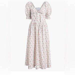 Hill House Ophelia Pink Vine Stripe